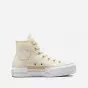 Converse Chuck Taylor All Star Lift Outline Sketch High Top Oat Milk A05009C